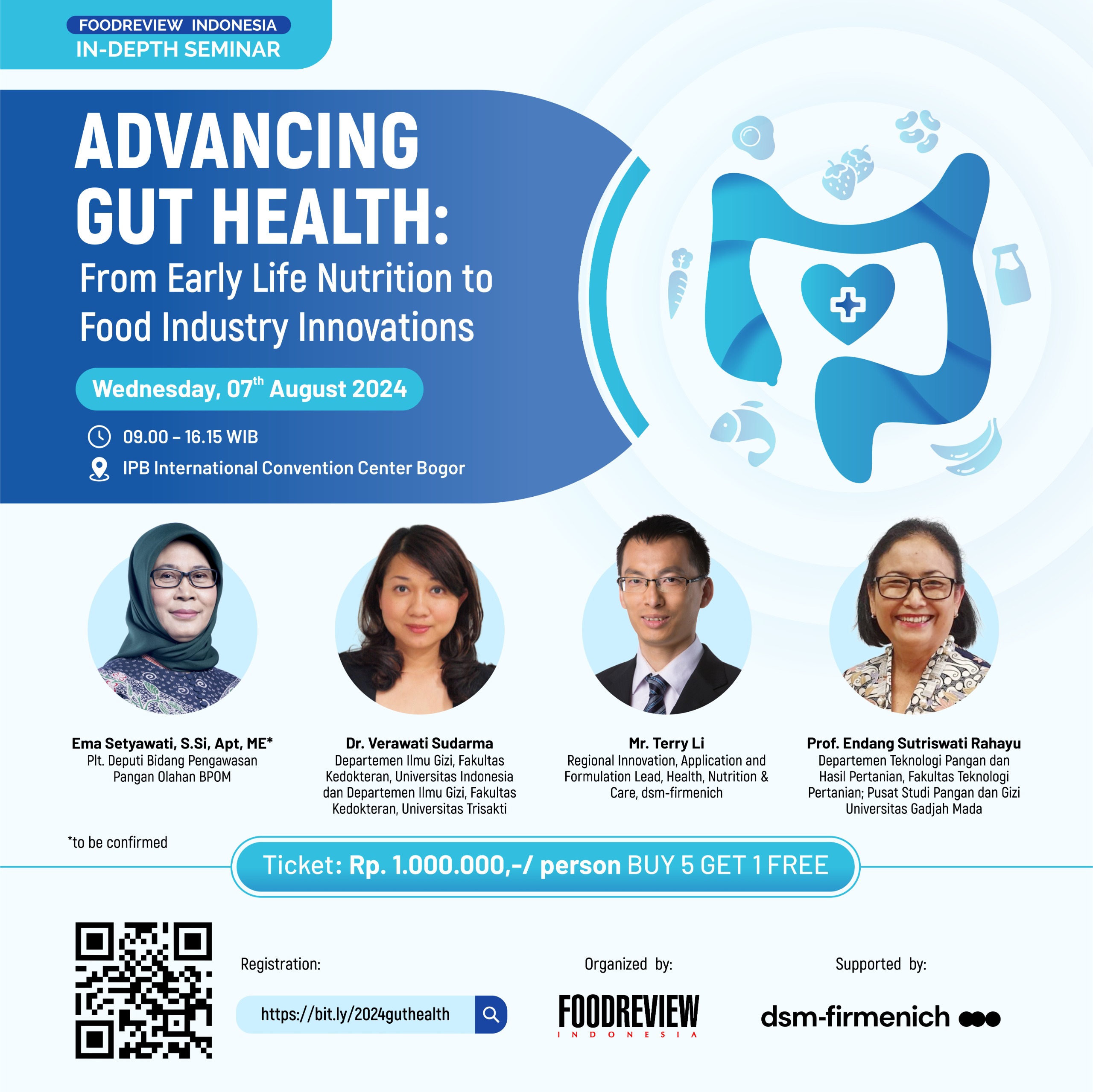 FoodReview Indonesia In-Depth Seminar Advancing Gut Health: From Early Life Nutrition to Food Industry Innovations